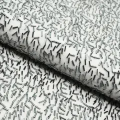 1 Yard Dazzle Beaded Stretch Mesh Fabric 36" x 60/61" Length by Width Metal