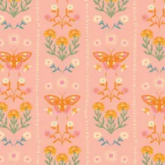 Annual Migration in Sunset (mrg55307) | Marigold | Maureen Cracknell | Art Gallery