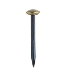 Framer Supply Picture Hanging Brass Capped Steel Nail, 1 inch, Pack of 100
