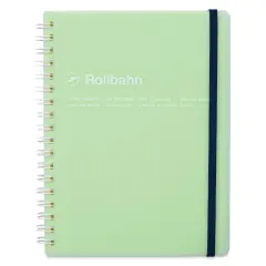 Delfonics Rollbahn Clear Plastic Notebook - 5-1/2" x 7", Green