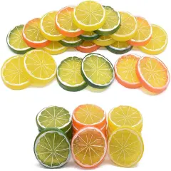 30 Pieces Simulation Lemon Slices