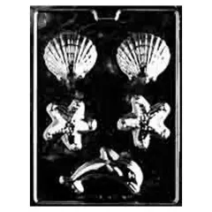 Nautical Assortment Chocolate Mold for Beach Parties