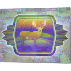 Elk by Greg Simanson 20" x 16" Canvas Wall Art