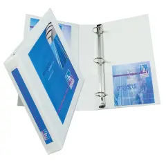 Avery Heavy-Duty Framed View 3-Ring Binder, 2" One Touch EZD Rings, 1 White Binder (68036)