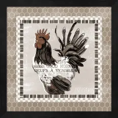 Morning News VII by Janelle Penner 13" x 13" Framed Wall Art