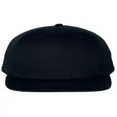 Richardson&reg; Pinch Front Snapback Trucker Cap Black