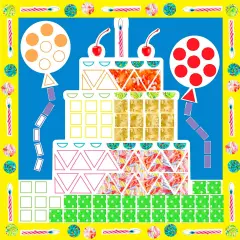 Little Hands, Picture Mosaic, Kids Toddler Art and Craft Activity, Peel and Stick 5 Mosaics with Colorful Photo Stickers, Easy and Non Messy Fun, For Ages 3 and up