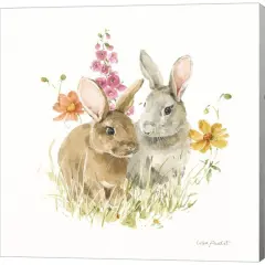 Hop on Spring II by Lisa Audit 12" x 12" Canvas Wall Art