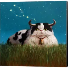 Taurus by Lucia Heffernan 12" x 12" Canvas Wall Art