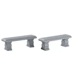 Lemax Plaza Bench (Set of 2)