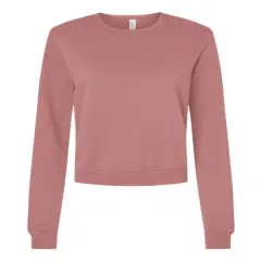 BELLA + CANVAS&reg; Women's Sponge Fleece Classic Crewneck Sweatshirt Mauve