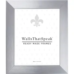 17x21 Picture Frame, Modern Aesthetics 150 1.5 Inch Polystyrene Moulding, Wall Display Frame for Art, Posters, or Photos by wallsthatspeak Silver