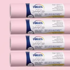 Schoolgirl Style Bulletin Board Paper, 48" x 12', Pretty in Pink, 4 Rolls