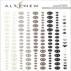 Warm Gray Enamel Dots