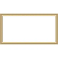 Florence Framed Dry Erase Magnetic Board Gold