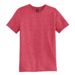 Gildan&reg; Youth Heavy Cotton Short Sleeve Crew-neck T-Shirt HEATHER RED