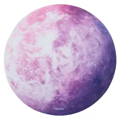 Insten Galaxy Mouse Pad Round Venus, Non Slip Rubber Base, Smooth Surface Mat, For Home Office Gaming, Iris Purple