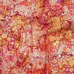 1 Yard Vibrant Tahitian Sunset Bubbles Quilting Cotton Fabric by Northcott 43 Inches Width