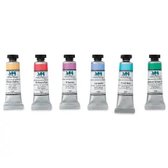 Michael Harding Artists Watercolors - Set of 6, Pastel, 15 ml