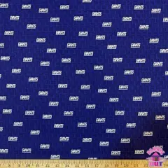 Licensed NFL New York Giants Mini Print Cotton 70327D Fabric by the Yard