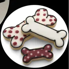 Thanksgiving Cookie Cutter Set &ndash; 6 Fall Shapes Cookie Cutters with Decorating Instructions dogbone