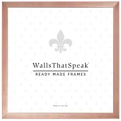 12x12 Picture Frame, Milano 0.75 Inch Wood Moulding, Wall Display Frame for Art, Posters, or Photos by wallsthatspeak Gold