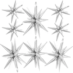 Silver Star Balloons Foil Mylar Balloons(silver)