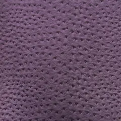 1 Yard Faux Leather Vinyl Fabric Ostrich Texture Upholstery Handbags Wallets 54" Width Purple