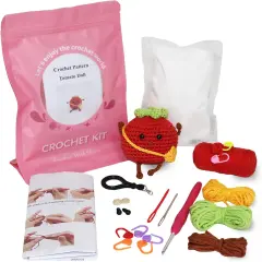Crochet Kit for Beginners - Cute Tomato