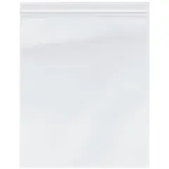 Plymor 10" x 12", 4 Mil Heavy Duty Zipper Reclosable Plastic Bags
