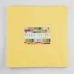 Bella Solids 10" Square Junior Pack (Junior Layer Cake) in 30's Yellow by Moda for Moda (9900JLC 23)