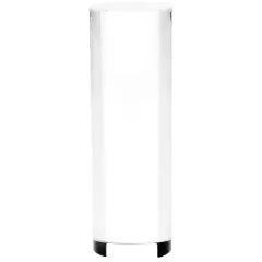 Plymor Clear Acrylic Solid Cylinder Round Display Riser, 4.5" H x 1.5" W