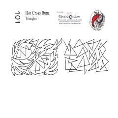 101 Hot Cross Buns/Triangles Pantograph by Linda V. Taylor