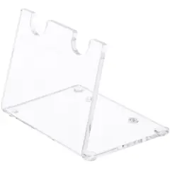 Plymor Clear Acrylic 2 Pen Display Holder, 2.5" H x 3" W x 2.5" D
