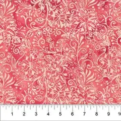 Banyan 83041-21 DANDELION WISHES - Stylized Floral - Blush 45" Fabric Per Yard