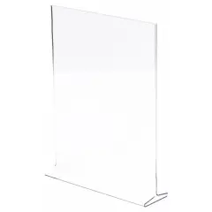 Plymor Clear Acrylic Sign Display / Literature Holder (Top-Load), 8.5" W x 11" H