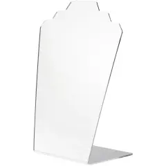 Plymor Acrylic Stair-step Necklace Display Stand (Mirrored), 8" W x 4" D x 11.75" H
