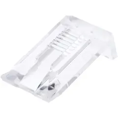 Plymor Clear Acrylic Ring Display Clip, 0.625" W x 1" D x 0.375" H