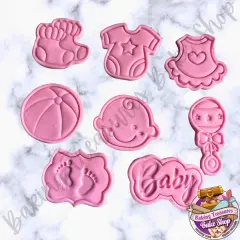 Baby Shower Cookie Cutters & Embossers