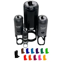Rain Boots Solid Self-Inking Rubber Stamp for Stamping Crafting Planners Dry Pad
