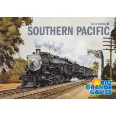 Rio Grande Games: Southern Pacific - Train Games, Strategy, Robber Barons, Build & Invest in Railroads, Dividends, Ages 12+, 3-5 Players, 30-60 Min
