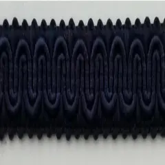 1/2" Scroll Braid Gimp w/ Backing - 12 Continuous Yards - Many Color Options! Navy