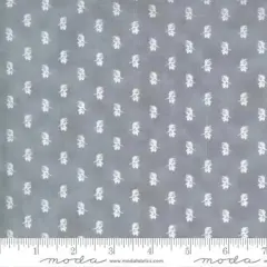 Grey Mini Floral 44"/45" Fabric Per Yard