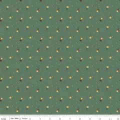 The Awe of Autumn Flower Toss Pine 43"/44" Fabric Per Yard