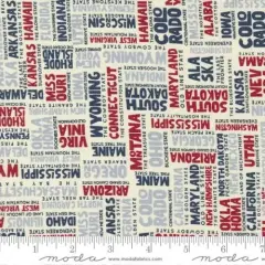 Stateside States Americana 44"/45" Fabric Per Yard