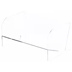 Plymor Clear Acrylic 29-CD Display Shelf, 12" W x 7" D x 5.5" H