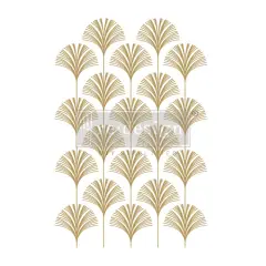 Decor Transfers&reg; 24x35 - Interlinked Fans - total sheet size 24"x35", cut into 3 sheets