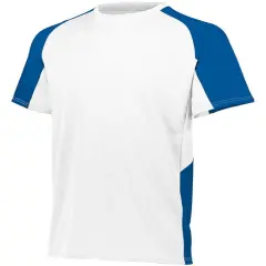 Augusta Sportswear&reg; Youth Cutter Jersey WHITE/ ROYAL