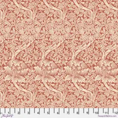 Rose and Thistle in Madder (pwwm112.madder) | Emery Walker's House | The Original Morris & Co | Free Spirit