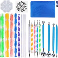 19PCS Mandala Dotting Tools Set with Storage Bag